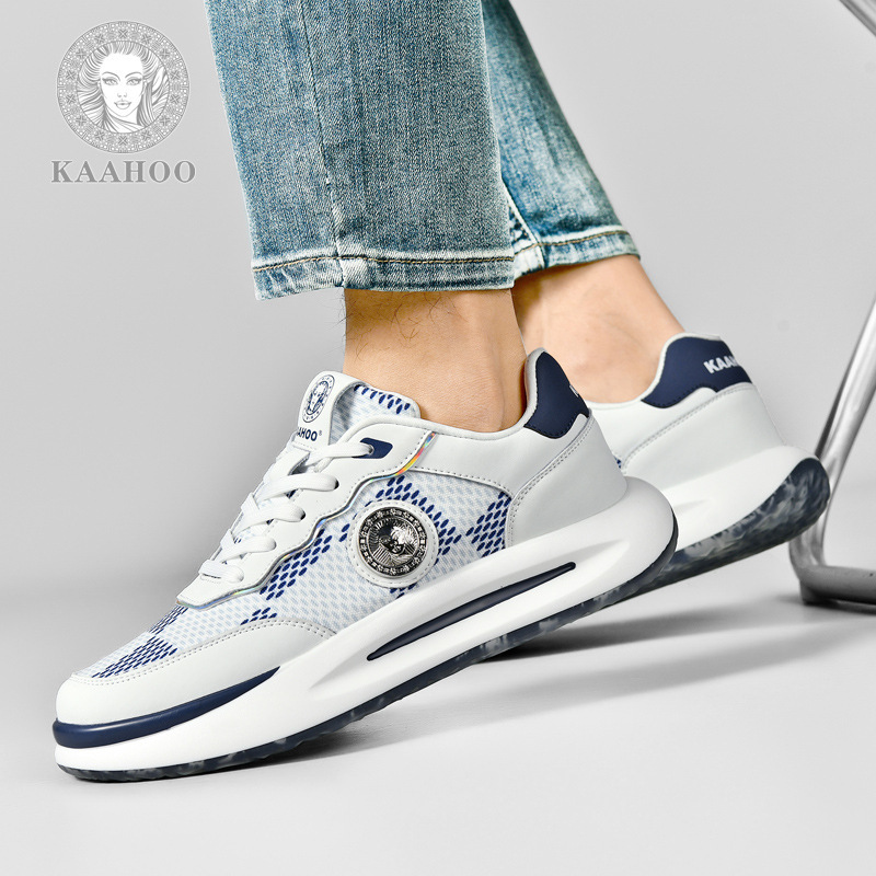 Kaahoo Tussarino Sports Shoes, Men's and Women's Summer Breathable Mesh Accessible Luxury Heightening Casual Para Shoes
