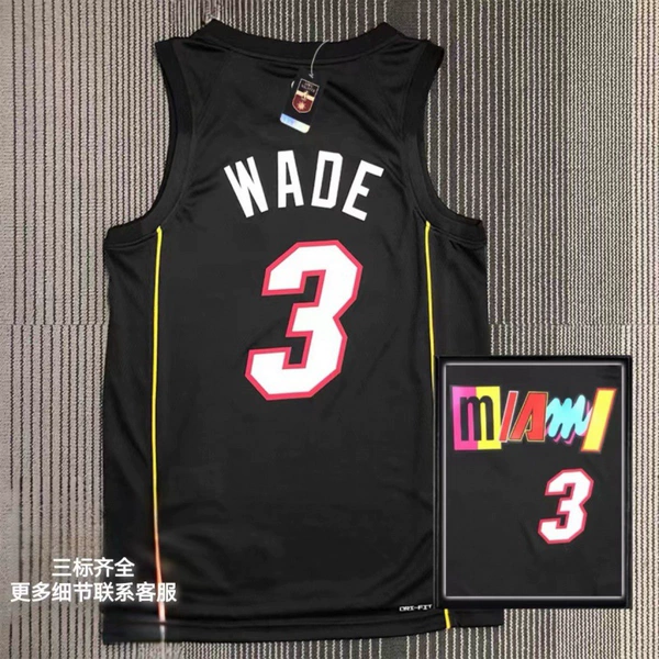 22 Season City Edition Black No. 3 Wade