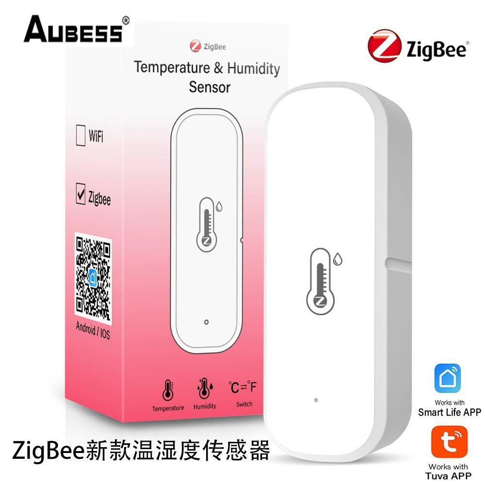 Tuya graffiti WiFi inteligente/ZigBee interruptor de encendido y apagado de temperatura y humedad puerta sensor magnético enchufe interruptor de escena