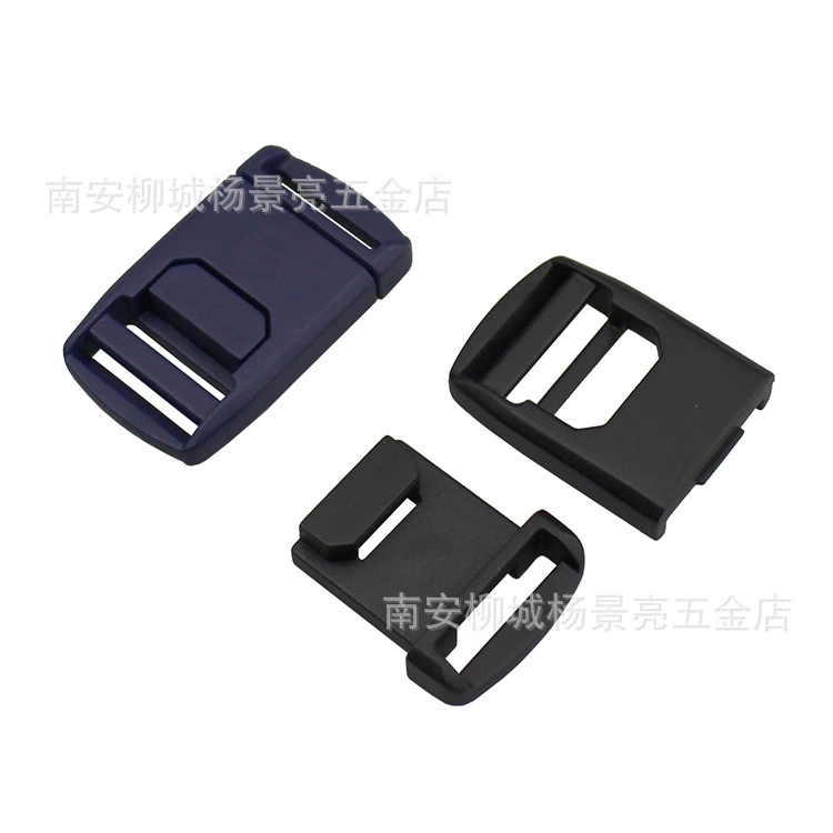 Magnetic bag accessory with clasp, plastic belt