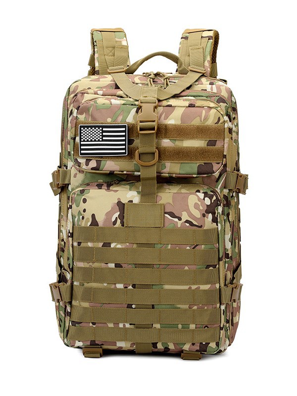 Senderismo anti-salpicaduras de agua Mochila táctica al aire libre Mochila de viaje de ocio Mochila de montañismo Mochila deportiva nueva para hombre