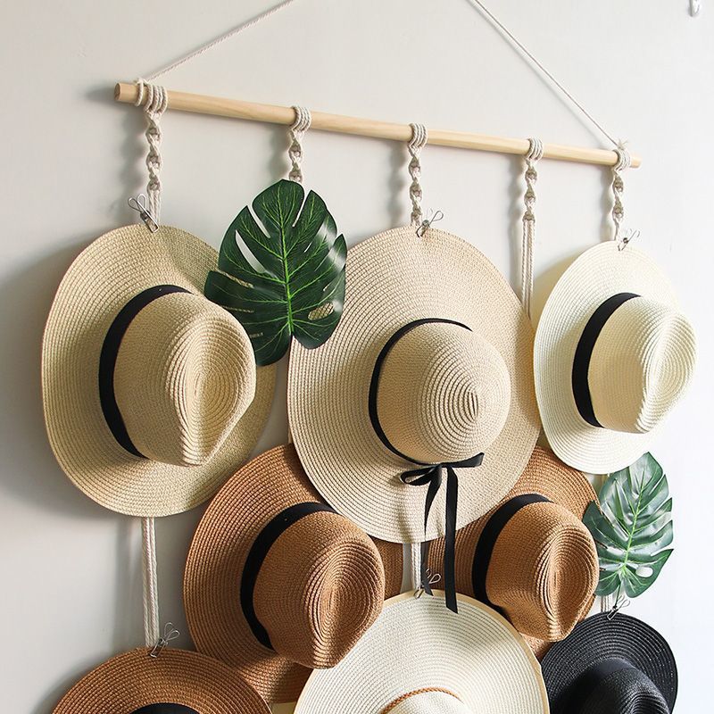 Nordischer INS-Wandteppich aus gewebter Baumwolle, handgefertigt, ideal als Kopfteil oder Wanddekoration für Schlafzimmer oder Gästezimmer._voghion.com