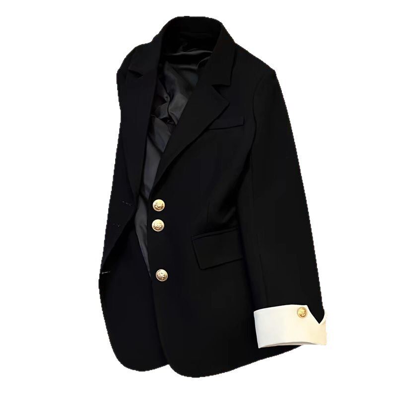 Áo blazer vest nữ thiết kế cao cấp dáng suông, tay dài, cổ vest, phối màu, phong cách Hàn Quốc — Khoai môn tím, gừng vàng, màu xanh ngọc lục bảo, màu xanh nhạt