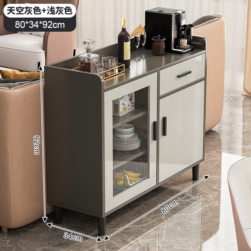 Fábrica de venta directa armario de té armario de comedor armario moderno simple sala de estar contra la pared integrada caja de almacenamiento