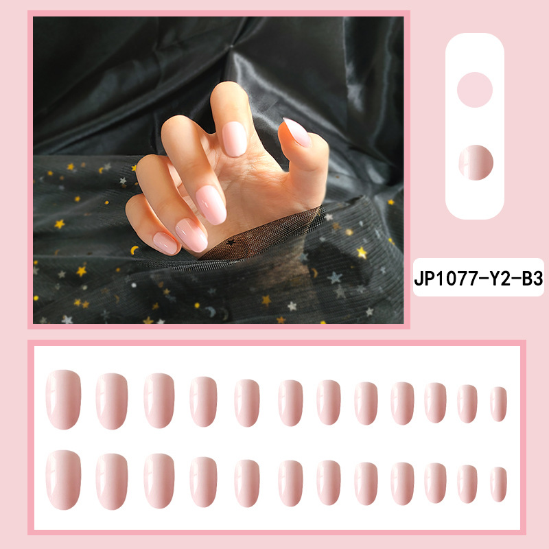 Color puro pequeña Hada rápida parche de uñas de desgaste extraíble producto terminado fábrica directa gel jalea esmalte de uñas