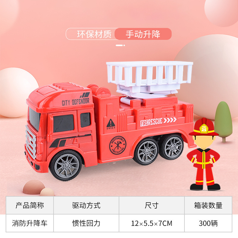 Niños inercia fuerza de retorno de excavación bulldozer ingeniería de excavación conjunto bulldozer coche jardín de infantes pequeños juguetes de regalo