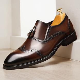 W 52962 Tassel Pointed Toe Oxford Shoes ���KƤЬ �W���羳
