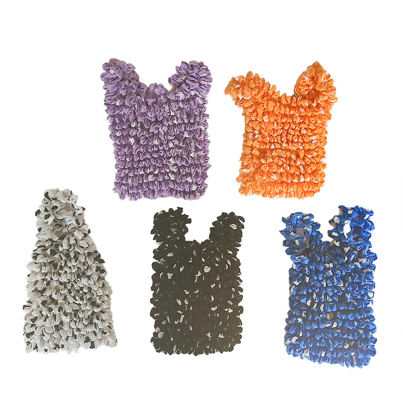 Cross-Border New Polka Dot Hedgehog Bag Miura Bag Pineapple Bag Magic Telescopic Bubble Bag Retractable Pleated Handbag