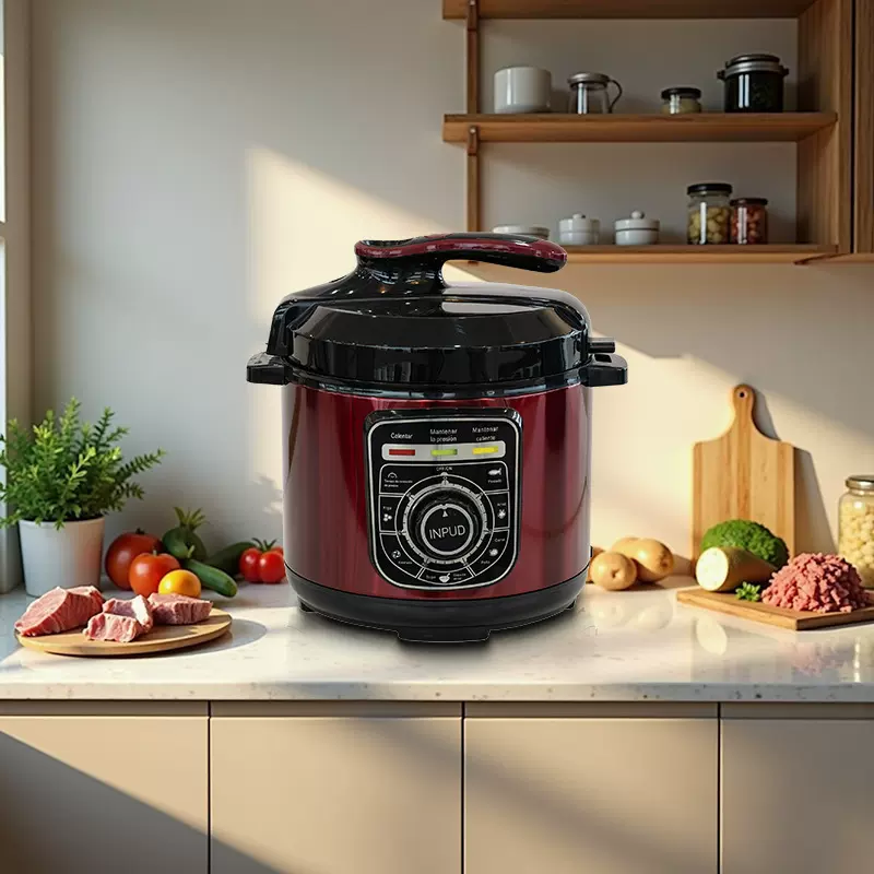 跨境直销220V欧规美规家用5L压力锅大容量智能预约定时电饭煲煮锅