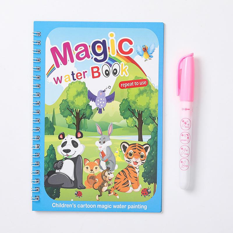 子供の色を塗る本の赤ちゃんの益智の清水の落書きの水の絵の本は繰り返し魔法の画帳の創意の贈り物の卸売りを使います。|undefined