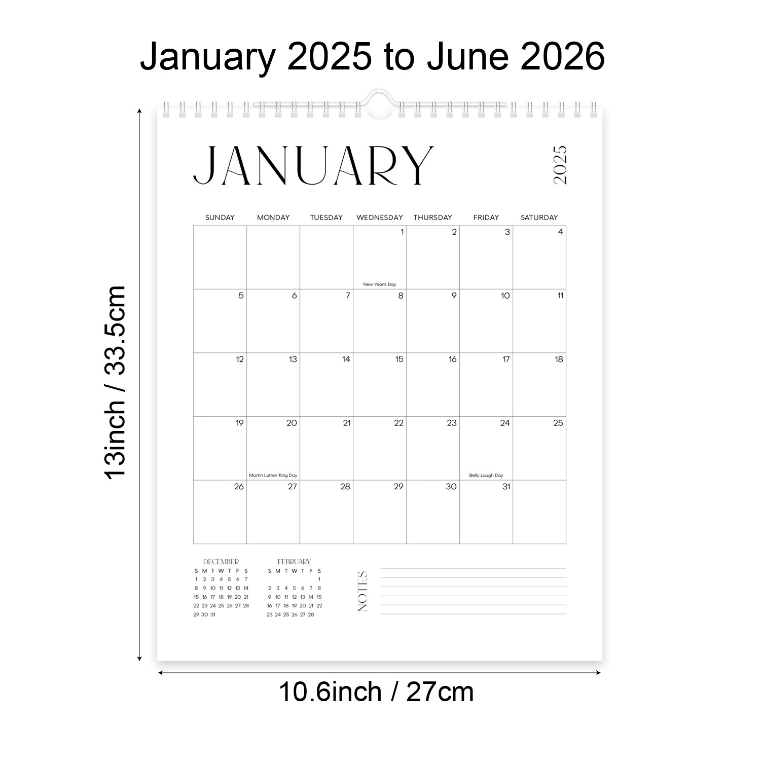 Календарь, Amazon, 2025 год, 2026 год, 18 месяцев