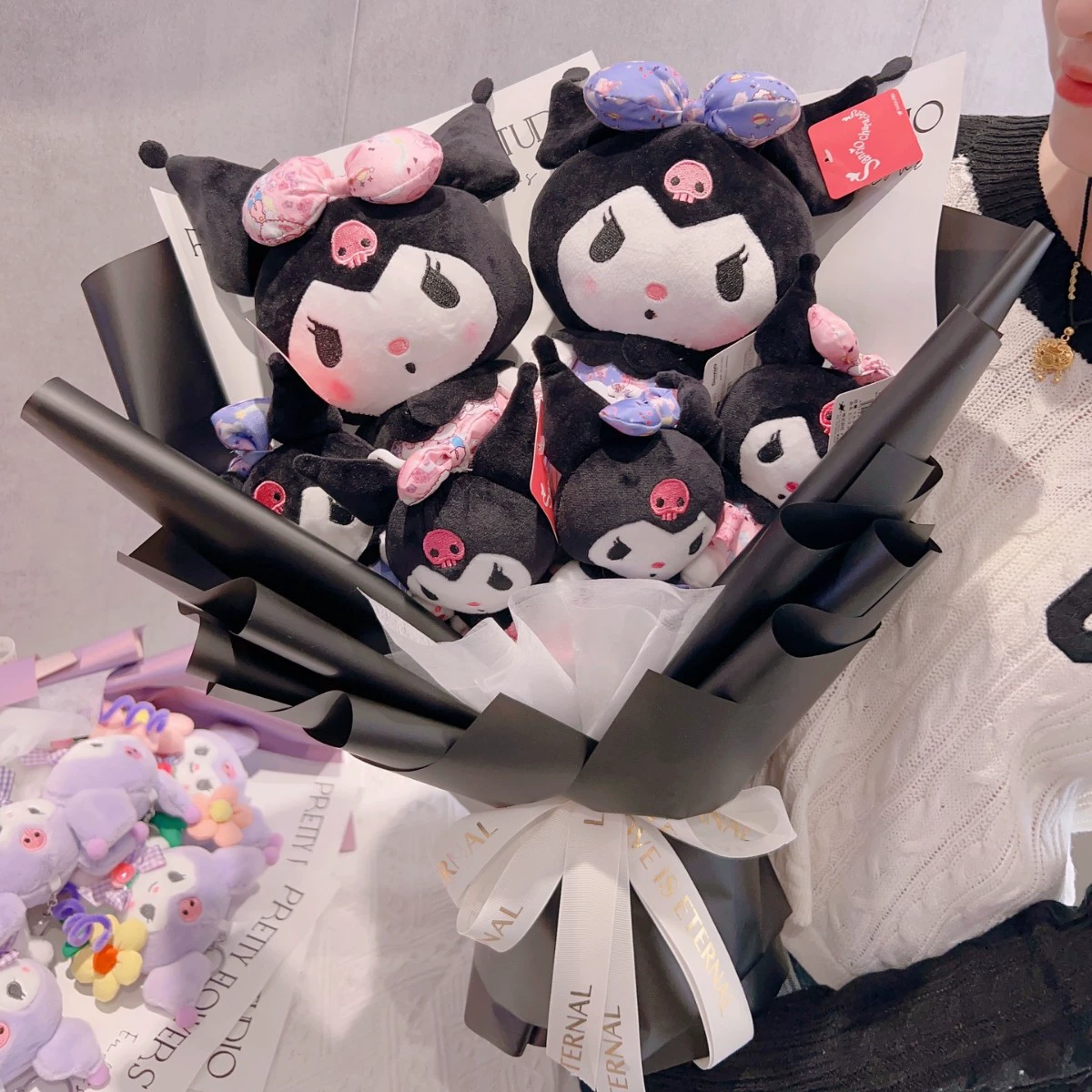 Sanrio, кукла, подарок на день рождения, букет