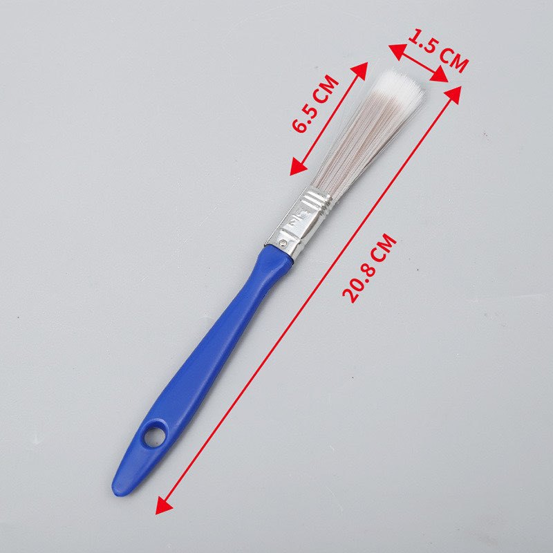 파란색 0.5inch 소형 에어 벤트 브러쉬