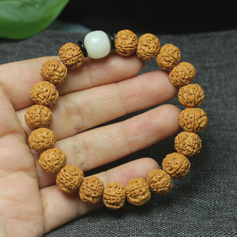 Single-loop Rudraksha Buddhist bead bracelet, Bodhi bracelet, prayer beads, simple cultural and artistic accessory, hand ornament, accessory, gift Single-loop Rudraksha Buddhist bead bracelet, Bodhi bracelet, prayer beads, simple cultural and artistic accessory, hand ornament, accessory, gift