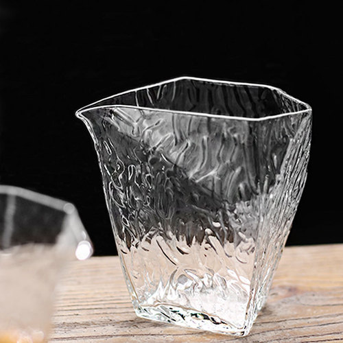 Manufacturer's tea cup Kung Fu tea set high borosilicate glass fair cup household thickened transparent fair cup