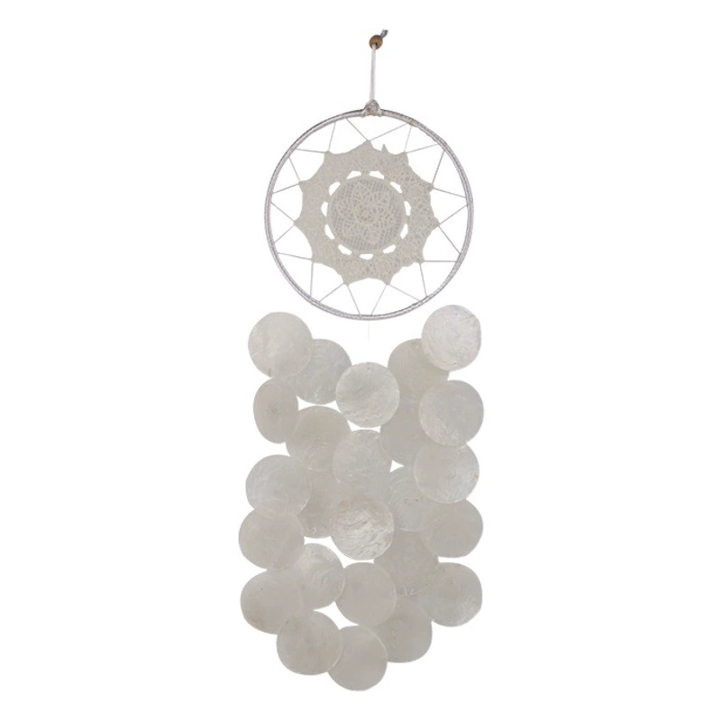 Простые модули домашняя сетка для Ловца снов ракушка колокольчики украшения кружевное зеркало ракушка украшение стены спальни хорошая сетка для Ловца снов