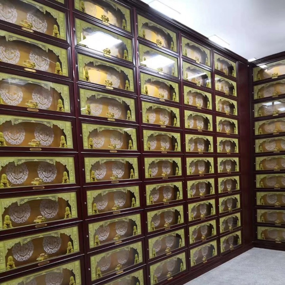 马来西亚菲律宾印尼新加坡殡葬用品骨灰存放架格位纪念骨灰盒福位