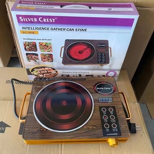 Electric Ceramic Stove, Smart Touch Electric Ceramic Stove, Household Multi-functional Stir-fry Light Wave, Energy-saving Electric Ceramic Stove, Cross-border Black Gold Version