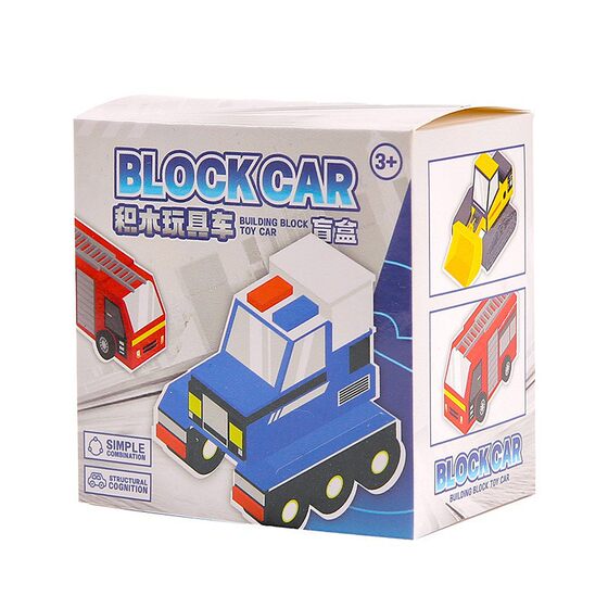 Children's Assembled Building Blocks Toy Car Transforming Robot Boy and Girl DIY Model Kindergarten Toy Small Gift