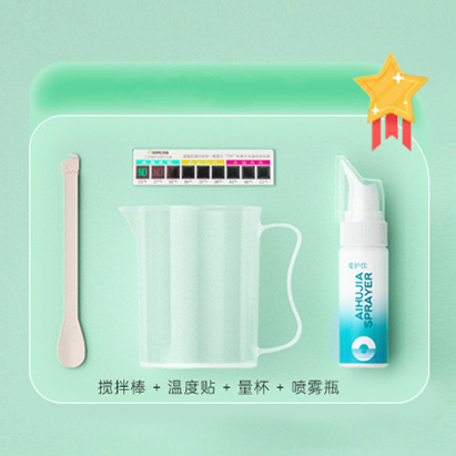 Aihujia Neti 클리너 액세서리(반죽 막대*1+계량 컵*1+스프레이 병*1+온도 스티커*1)---1 팩