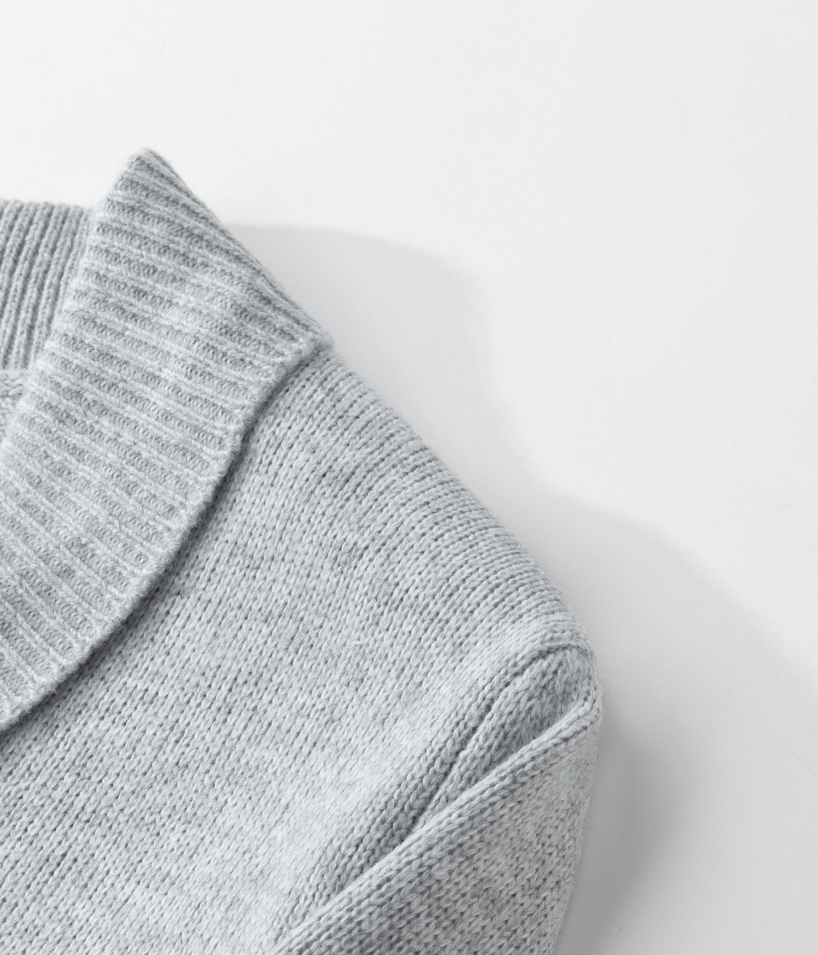 Men's Knit Cardigan Long Sleeve V-Neck Pocket Sweater Fall Winter Casual Coat Fashionable Overshirt Fashion Trends_viptrois.com