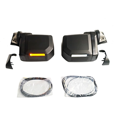 Rearview mirror/rearview mirror Cruiser LC76 rear-view mirror 78 - matte-black-with-light-model-a-set-of-left-and-right-reversing-mirrors