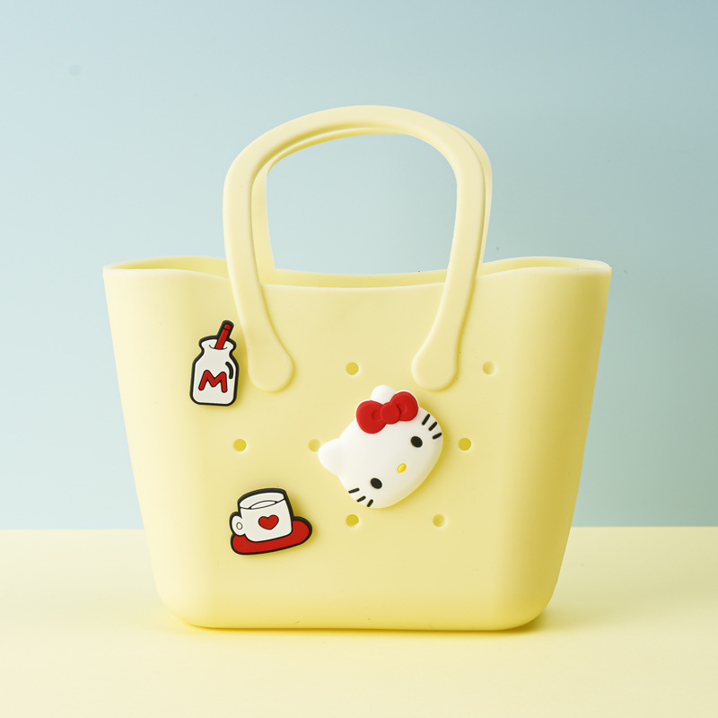 버킷백 베이지 카툰 랜덤 13