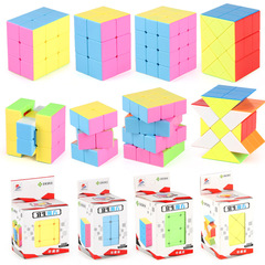 Easycube 223 Solid Color 334 Shape Magic Cube 2x2 Smooth Rotating Magic Cube Toy Finger Stress Relief Magic Cube Wholesale