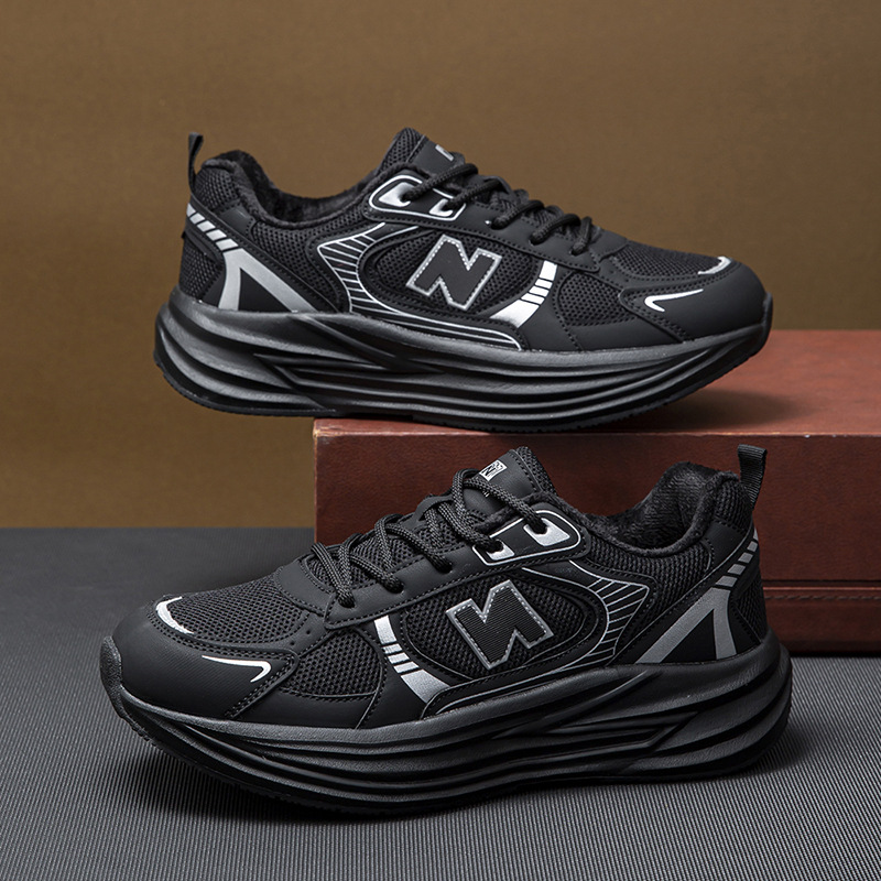 25 Autumn and Winter New Dad Shoes, Trendyy Retro Running Shoes, Splicing Design, Comfortable Casual Shoes, Ultra-Light Couple Running Shoes