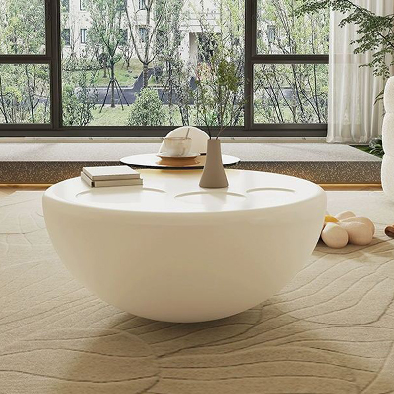 Sala de estar doméstica de estilo de red crema de viento de gato pequeño hogar mesas de té artísticas modernas y simples mesas de té familiares