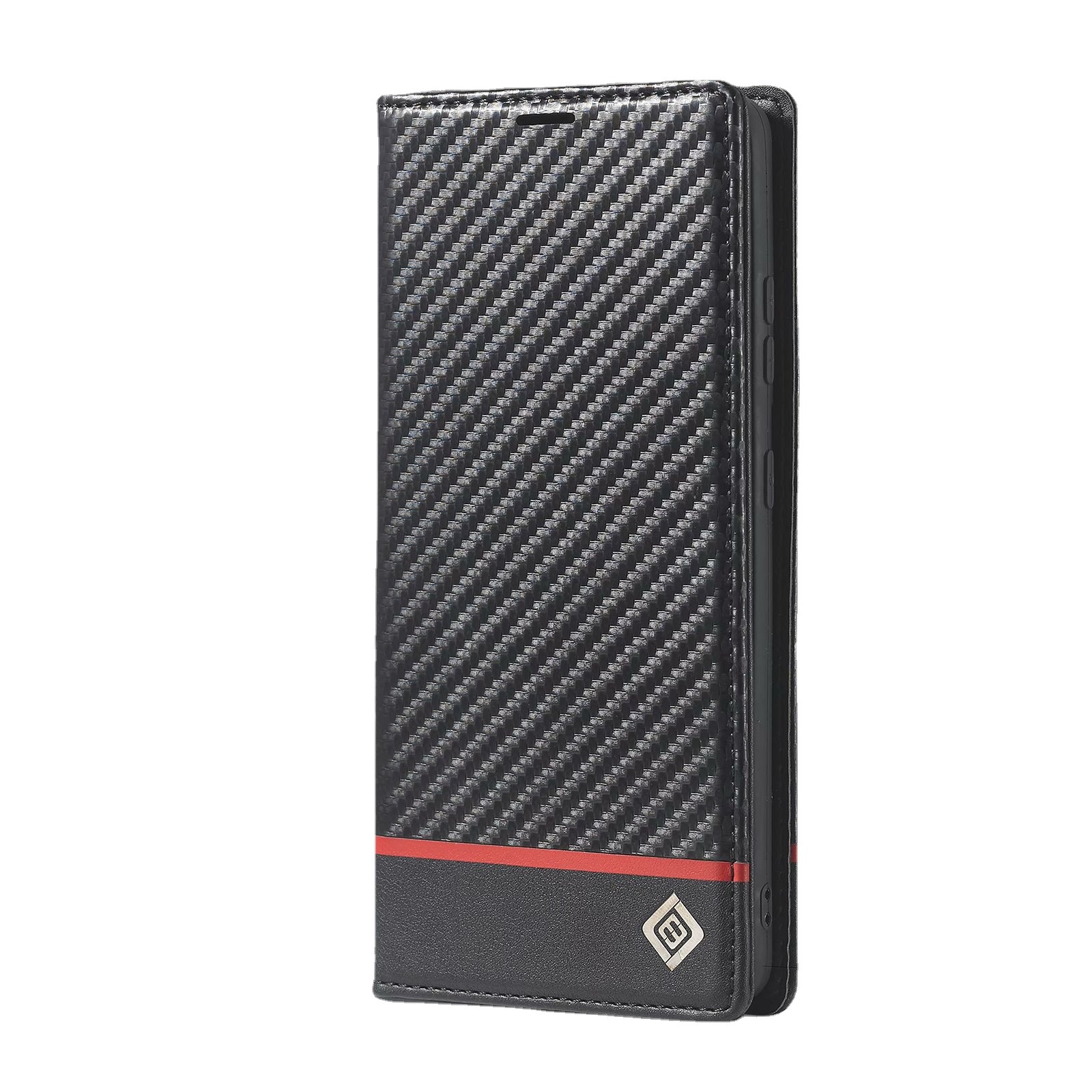 Geeignet für Samsung S8/9/10/20/21 Telefon A51 Kohlefasermuster M70S Brieftasche Ledertasche A02S Flip FE_voghion.com