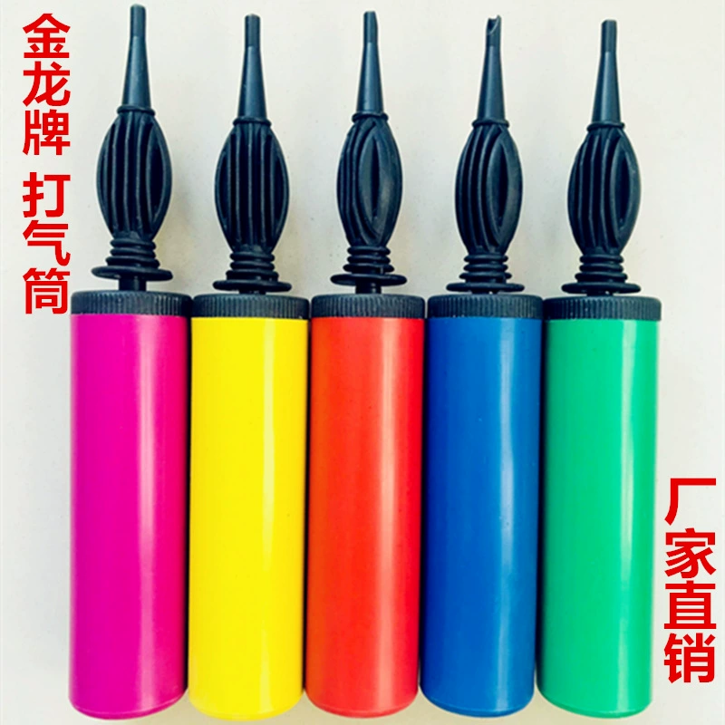 Завод прямой Jinlong насос ручной толчок пластиковая Двусторонняя надувная трубка косой рот портативный воздушный насос оптом