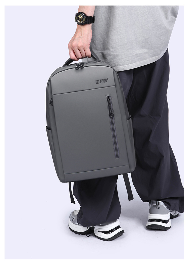 New cross-border wholesale foreign trade backpacks for men, Korean version, large-capacity schoolbags for junior and senior high school students, simple commuting computer bags undefined