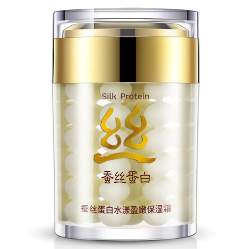BIOAQUA silk protein hydrating moisturizing cream essence cream skin care shrink pores brightening skin lotion