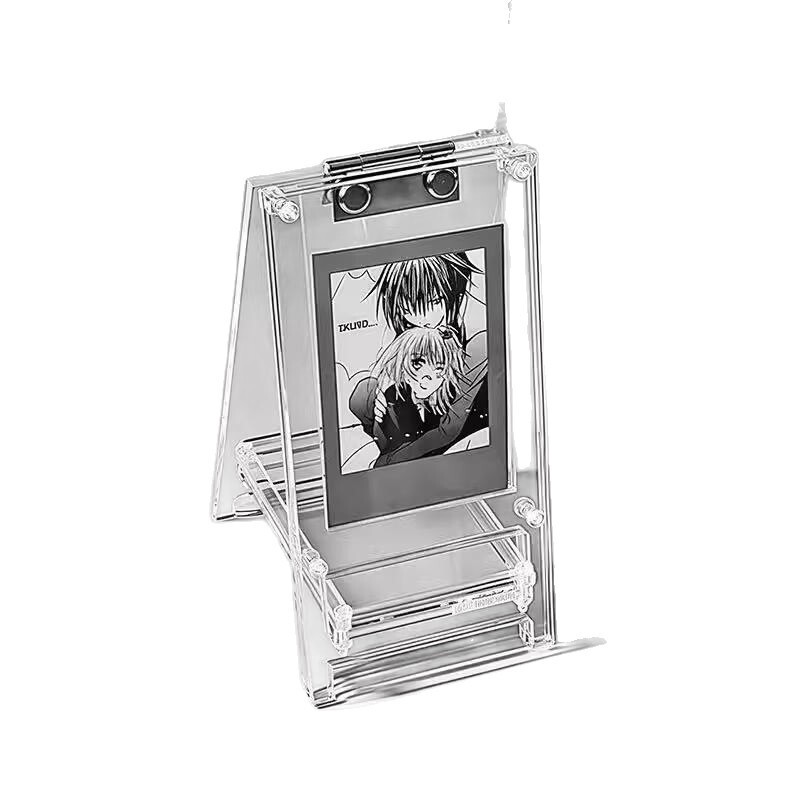 アクリル Gumei 表示板カードディスプレイスタンド 3inch カードスタンド収納ボックスカードホルダーデスクトップ装飾|undefined