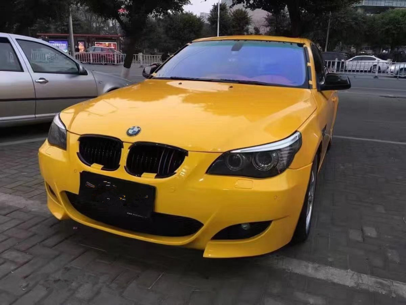 Suitable for 04-10 Bmw 5 Series Modified M5 Large Surround 1m Front and Rear Bumpers, Side Skirts, Center Grille, Rear Wing E60 Kit