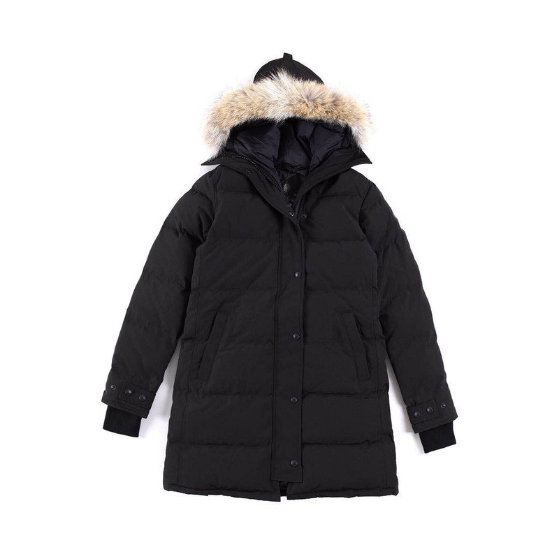 Shelburne Graphite Gray Expedition Women's Mid-Length Hooded Parka down Jacket
