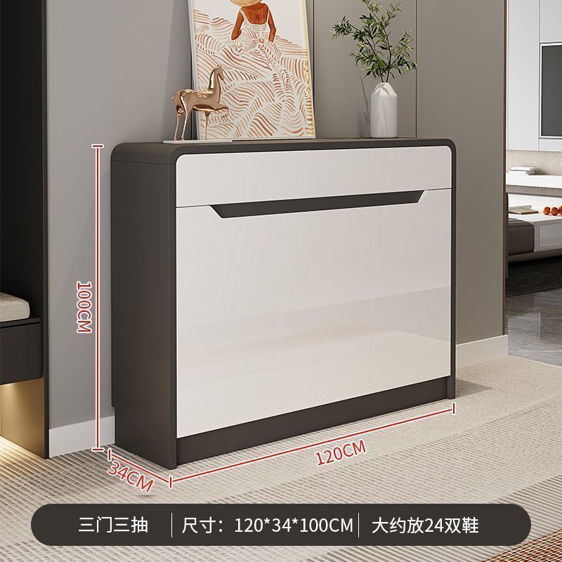 入户门口鞋柜家用简约现代网红玄关柜多功能一体靠墙收纳柜鞋柜|undefined