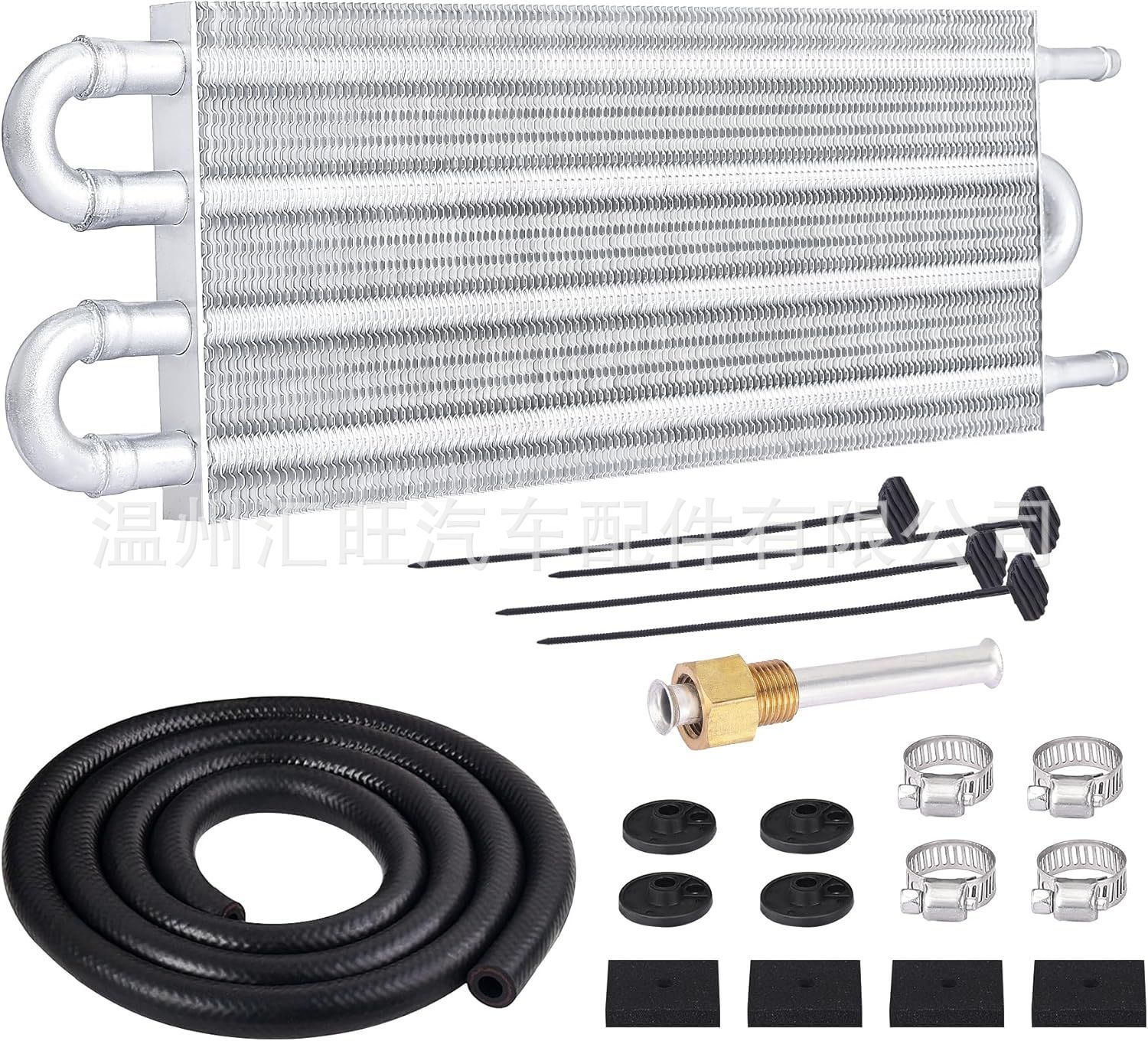 Universal 468 Universal Row Transmission Oil Cooler Condenser Evaporator (Soyutma sisteminin digər hissələri) - 4-row-condenser-white