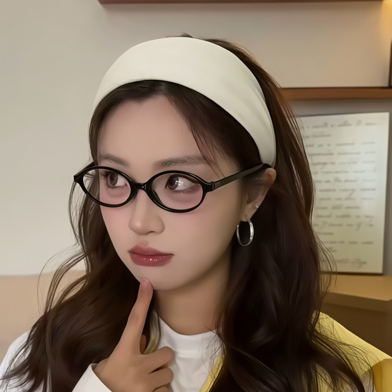 秋冬宽边高颅顶发箍女高级感洋气时尚压发发捆显脸小洗脸头箍发卡|undefined