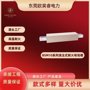 Factory direct supply BSM10 series cast fire-resistant busbar duct closed air plug copper aluminum alloy busbar