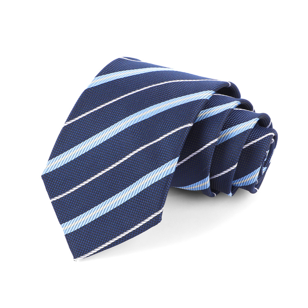 Corbata de hombre 8cm para hombre, bordado jacquard de alta calidad para hombre, corbata de negocios, corbata de seda de poliéster, fábrica al por mayor