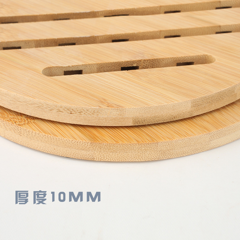 Venta al por mayor de mesa de comedor estera de aislamiento de bambú taza de té estera de tazón anti-escaldado estera de olla estera de aislamiento de alimentos en la Mesa