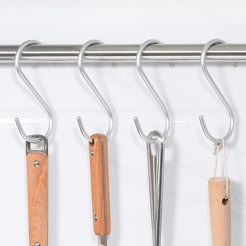 Алюминиевый сплав S-тип крюк для ванной комнаты кухня спальня S-Mount Multi-Uproperfeft Crowe Relce Supode Colding Стойка для одежды