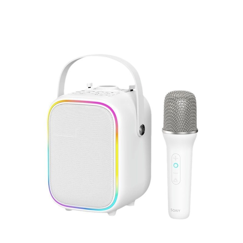 索愛SK6 bluetoothスピーカー一体マイク家庭用k歌歌歌音響生放送子供無線KTV|undefined
