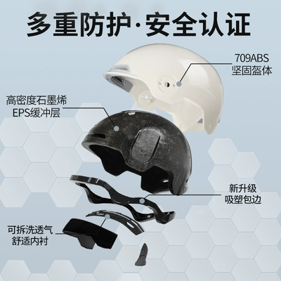 Protection Half Helmet, Lightweight Safety Helmet — Motosiklet kaskı (dəbilqə)