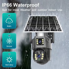 4GソーラーカメラHD 2ピクチャーinfraredスパンコールoutdingウォータープロ