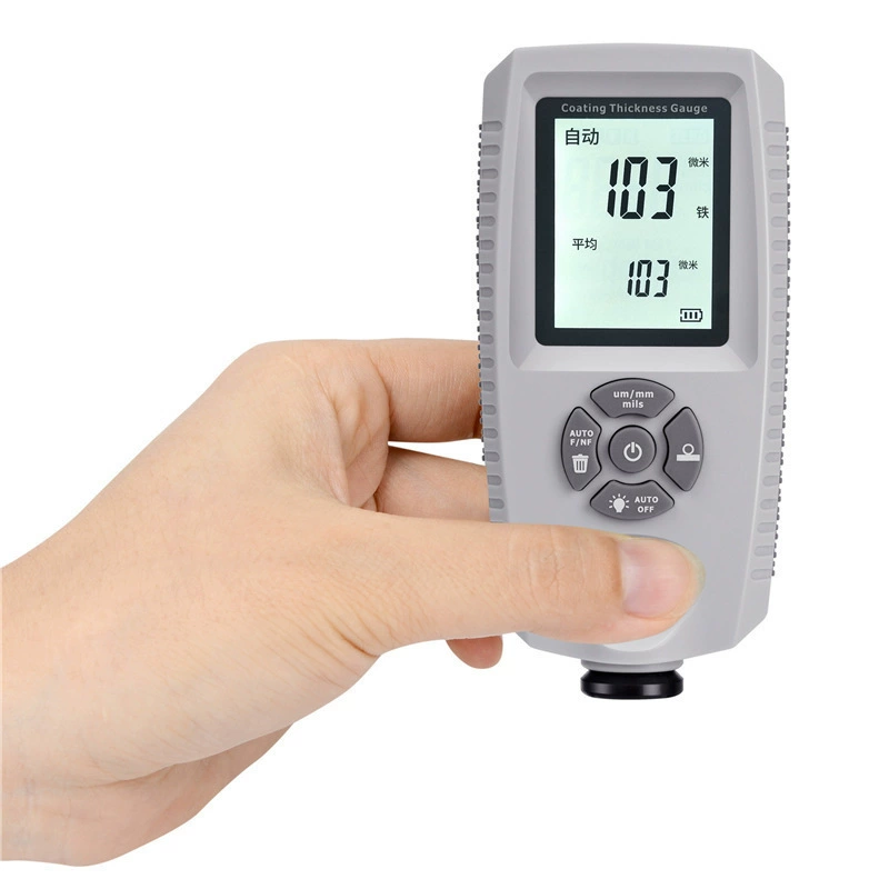 Измеритель толщины покрытия Yuwen EC-500A, измеритель толщины пленки, обнаружение толщины краски, пыли, измеритель толщины автомобильной краски