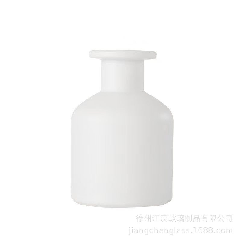 Botella de aromaterapia de barriga transparente sin fuego flor seca color botella de vidrio de aromaterapia de barriga grande botella de aromaterapia de barriga negra de oficina