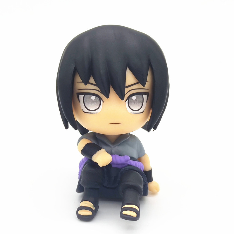 NARUTO ナルト Qバージョン 座り姿勢 ナルト カカシ サスケ イタチ 車の装飾品 二次元アニメモデル|undefined